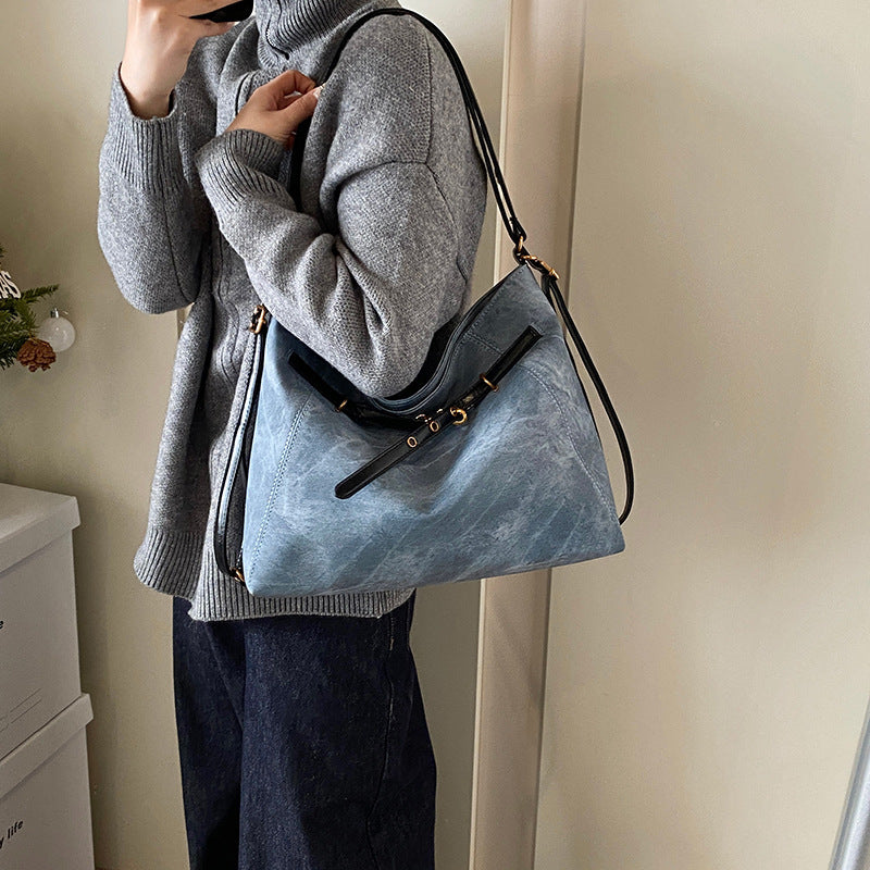 Premium sense retro large-capacity backpack bag women's 2025 autumn and winter new multi-purpose shoulder messenger bag tote bag