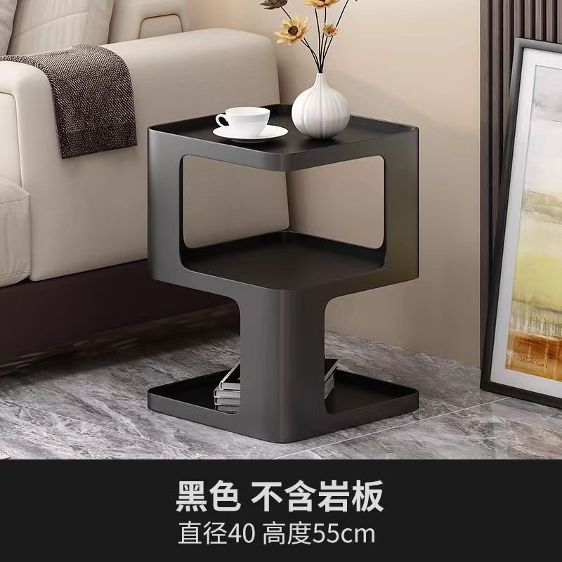 Bedside table small bedroom for home creative bedside cabinet modern casual storage shelf iron art movable side table