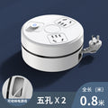 Retractable power strip with cord, multi-purpose extension cord, long cord, multi-function socket panel, multi-outlet with usb charging ports