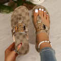 Wholesale women's plus size platform slides with embroidered detail, metal buckle, lightweight beach sandals - perfect for export