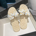 Soft sole flip-flops summer slippers women's outdoor new fashion high-end french style non-slip versatile beach sandals