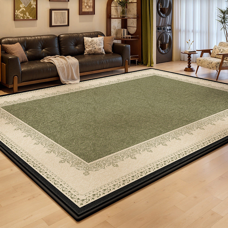 Removable and washable carpet french medieval retro persian no-wash and wipeable double-layer detachable machine washable sofa bedroom floor mat