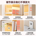 Home library bookshelf steel children's picture book rack living room multi-layer storage cabinet iron bookcase floor-standing display shelf