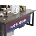 Simple single person manager desk computer desk casual modern supervisor table office desk combination