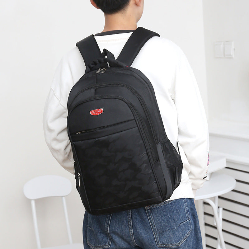 Backpack New Business Leisure Travel Backpack Stylish Simple School Bag Men's and Women's Secondary and College Students Backpack