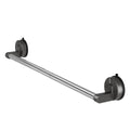 Suction cup stainless steel towel bar bathroom wall hanging storage rack punch-free bathroom single pole towel bath towel storage rack