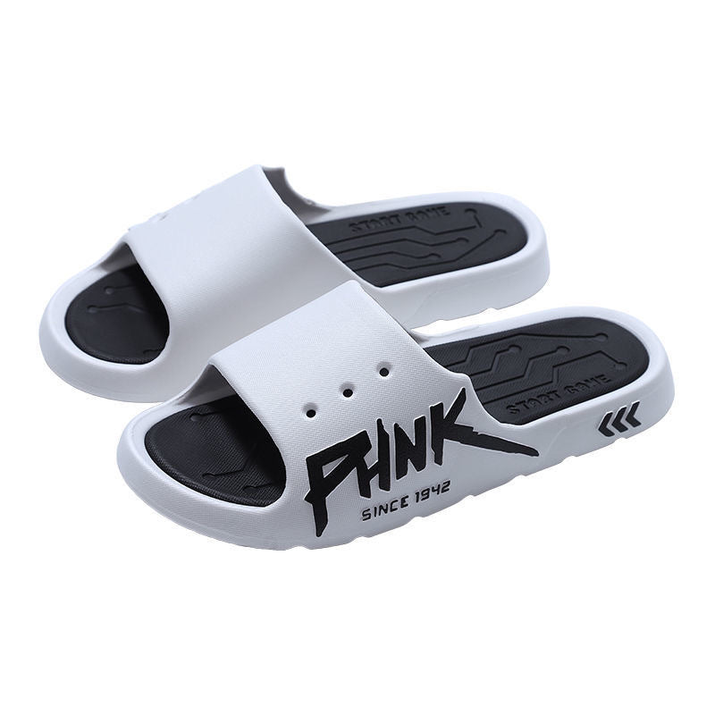 Men's summer 2024 new sandals & slippers: indoor casual, bathroom, bath, home, outdoor fashion slippers for men and women - wearable outdoors