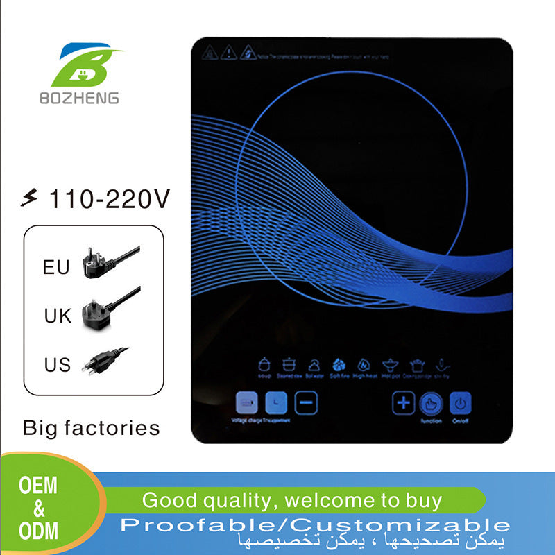 Export household induction cooker smart touch stir-fry high-power induction cooker multi-function cooking hot pot cross-border