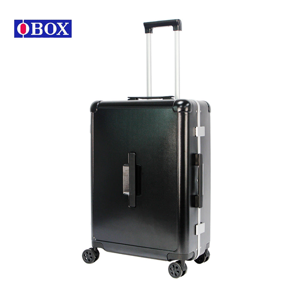 Obox thickened aluminum frame trolley case universal wheel large capacity suitcase overseas checked toolbox luggage