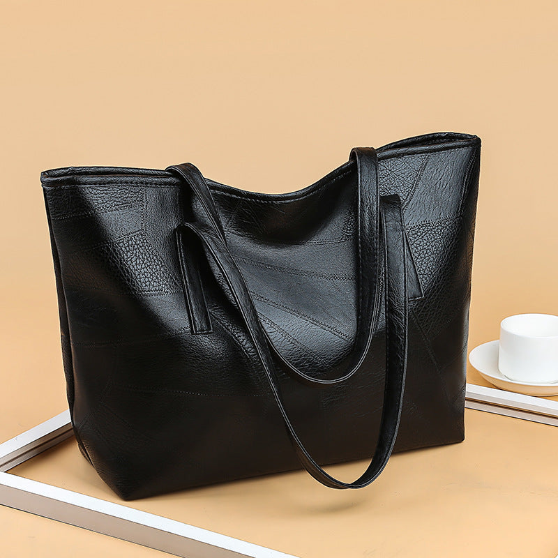 Women's handbag 2024 new trendy tote bag woven bag large capacity shoulder bag fashionable casual minimalist tote bag