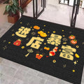 Crystal velvet doormat - non-slip, absorbent entrance mat for home & business - festive & commercial use