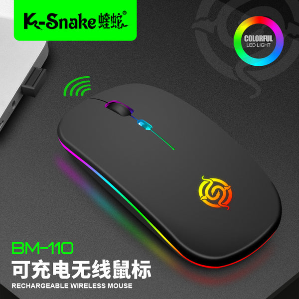 Viper BM110 Wireless Mouse Luminous Laptop Office Business Stylish Portable Rechargeable