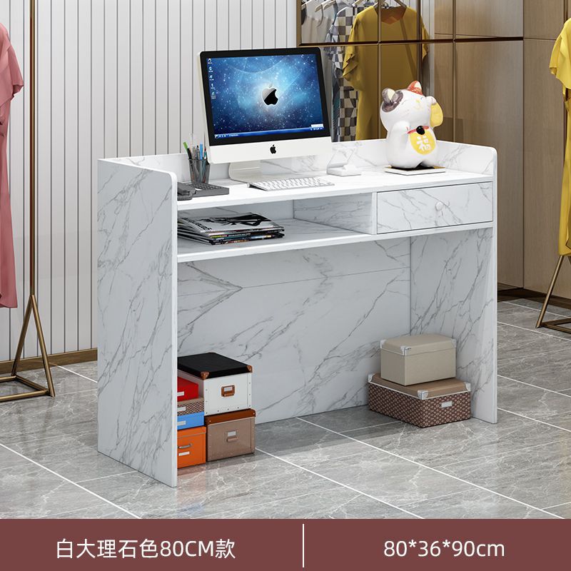 Bar counter, cashier counter, small casual modern convenience store, milk tea shop, reception desk, hair salon, clothing store counter, front desk