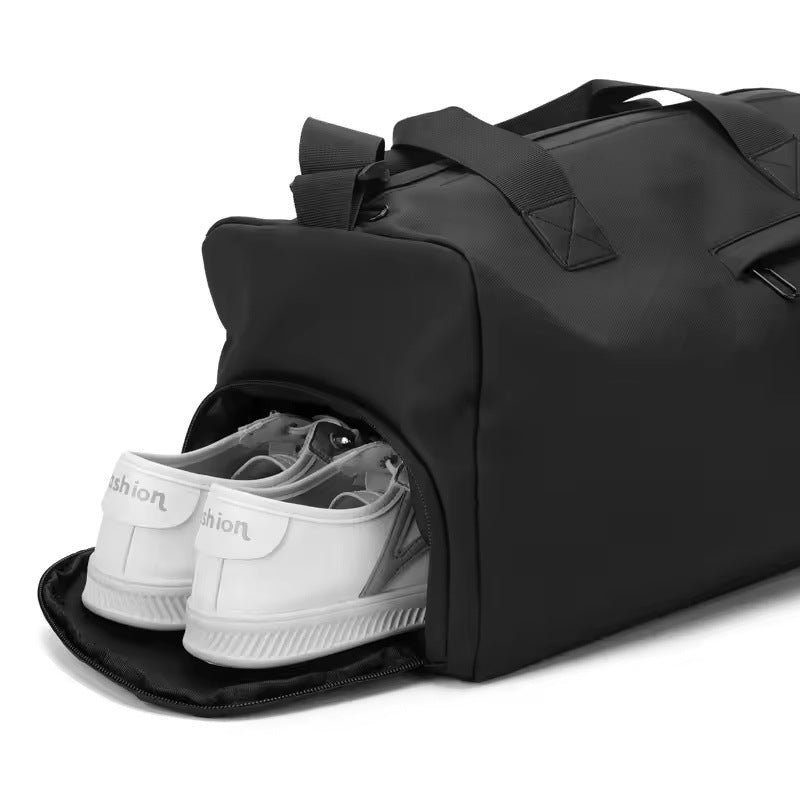 unisex sports and fitness bag, large capacity, wet and dry separation, swimming bag, short trip business travel tote bag