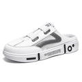 2025 new men's half-slippers: trendy summer backless slip-ons, perfect for casual wear and beach