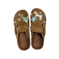 Birkenstock indoor half slippers outdoor wear 2025 new men's and women's slippers casual fashion flat sandals wholesale