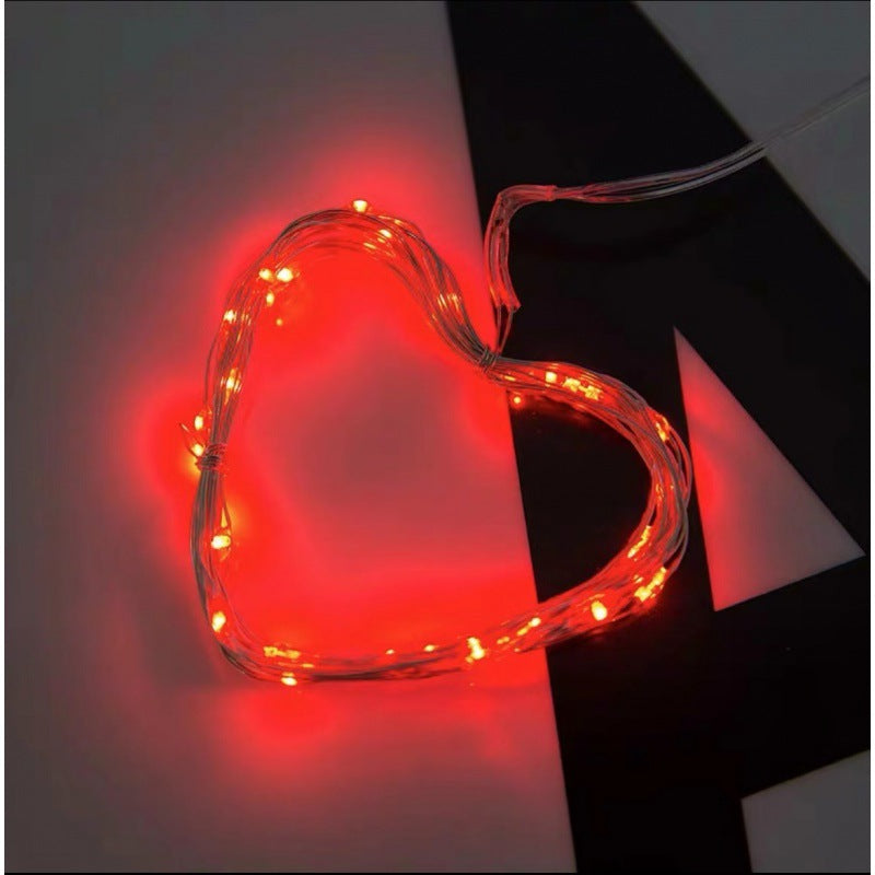 Led Internet celebrity light string battery box birthday cake decorative light string light gift box lover happy holiday copper wire lanterns