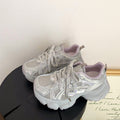 Thick sole dad shoes for women 2026 summernew arrivaleasiest for matchpetites lightweight breathable casual shoes height increasing shoes
