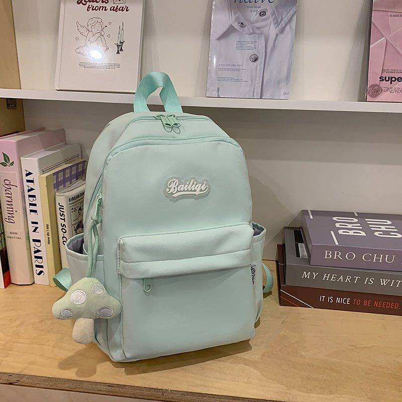 Women's backpack - premium lightweight travel backpack, large capacity, minimalist solid color, perfect for school, middle school, and college students