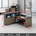 Saint li staff office desk and chair set - minimalist modern computer desk, office financial partition desk