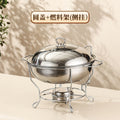 Thickened buffet stove cross-border hot-selling stainless steel round insulation stove restaurant commercial heated buffet stove