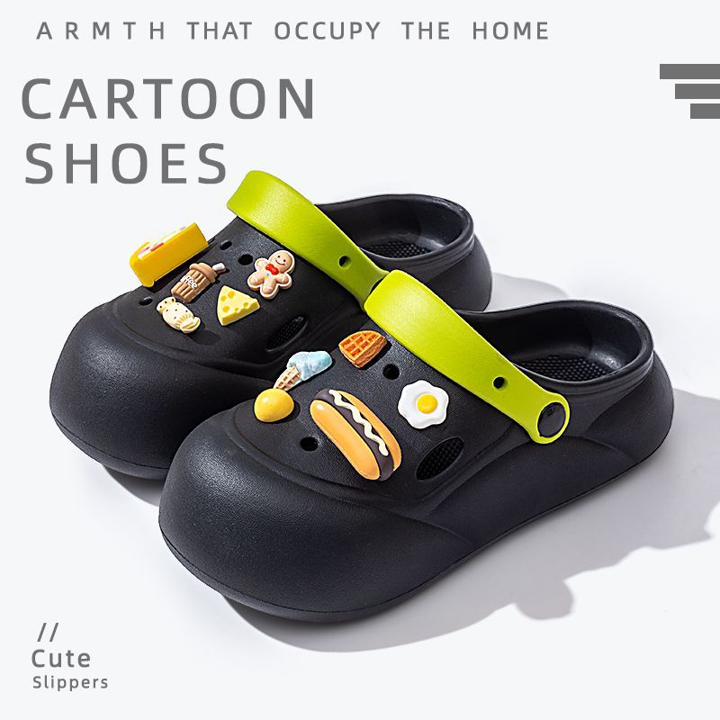 Women's high heel platform clogs - new anti-slip beach sandals & slippers for women - summer outdoor wear