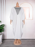 African export hot diamond plus size women's export hot diamond fake v neck skirt  fat dress