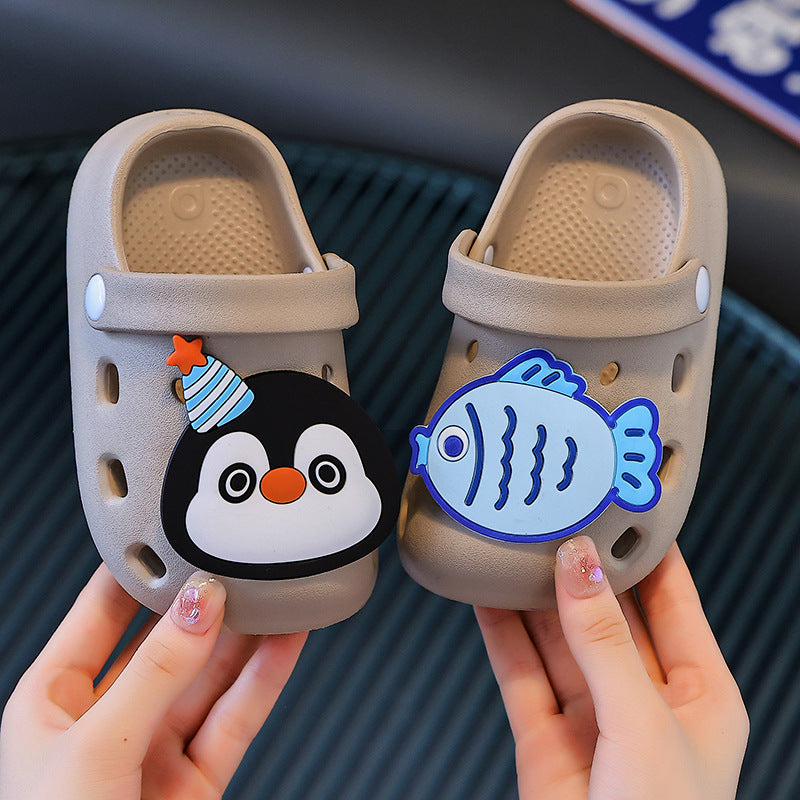 Eva kids' clogs - summer indoor anti-slip cartoon sandals for girls and boys (toddler to big kid sizes) - baby slippers & beach sandals