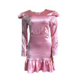 D3074   fall/winter new european and american plus size women's ruffle hem bodycon african cross-border dress