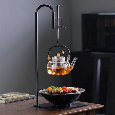 Free hook tea pot hook desktop tea ceremony desktop adjustable japanese for home hook stove tea accessories
