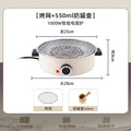 Roasted milk can teapot stove tea can high temperature resistant ceramic tea maker for homewinter heating stove small electric oven