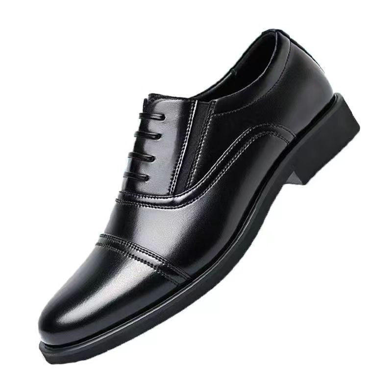 2024 hot-selling men's business leather shoes: new casual summer shoes, versatile middle-aged dad shoes, dropshipping available