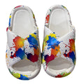 Cross slides women's 2025 summer new trendy graffiti outdoor non-slip thick sole indoor home slippers