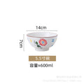 Nordic dinnerware set: creative ceramic bowls, dinner plates, and soup bowls for home use - minimalist underglaze ceramic tableware wholesale