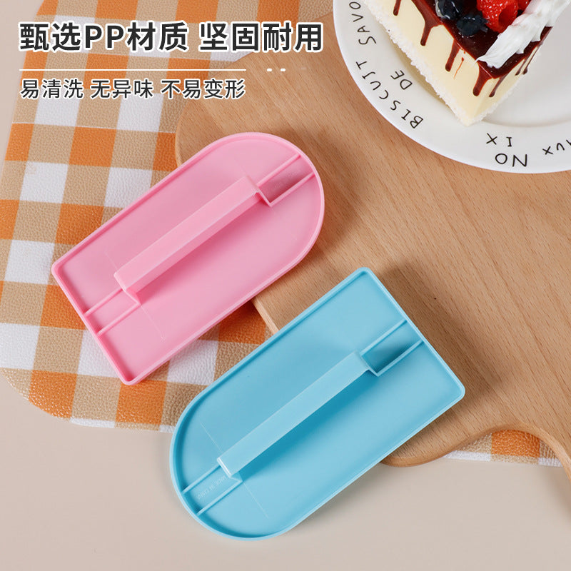 baking cake scraper milk belt handle oil spatula fondant cake cream smoother scraper baking tool