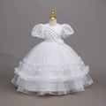 Ready-to-ship new children's formal dress sequin wedding princess dress little girl birthday party dress kids dress