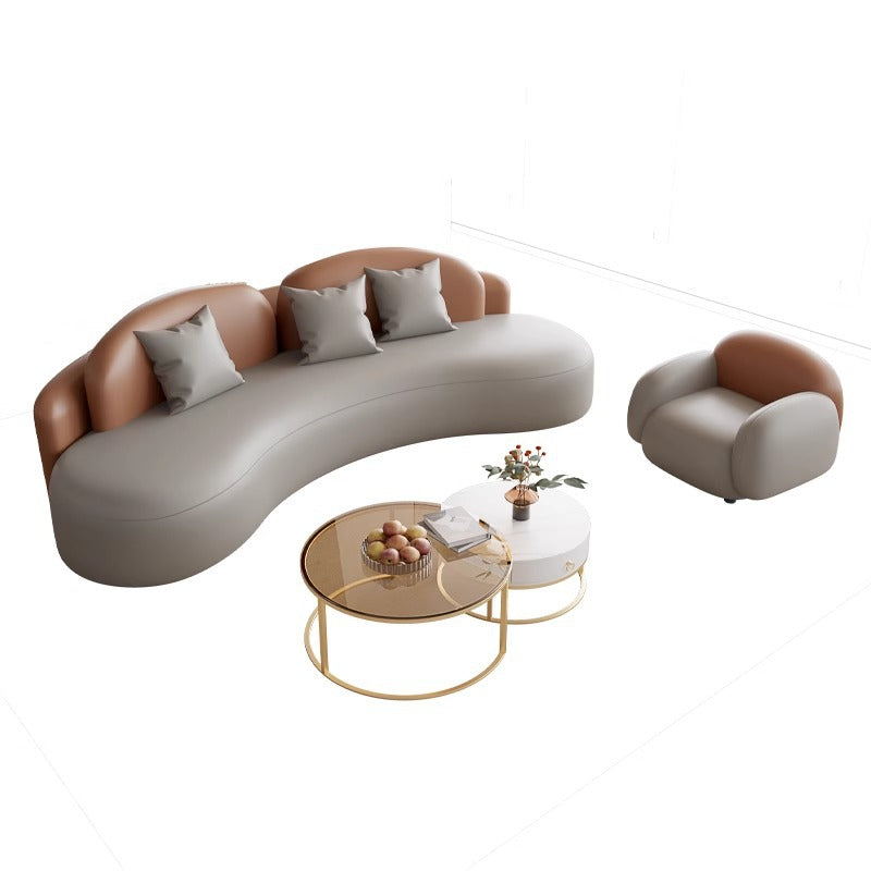 Hotel lobby, lobby, vip rest area, reception, sofa, guest sales department, curved sofa, sales department, negotiation group