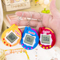 foreign trade electronic pet machine handheld virtual pet machine game console electronic toy game console keychain