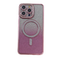 Suitable for iphone 17 pro max rhinestone glitter magnetic phone case, 16, 15, 12 full coverage drop-proof protective case