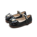 spring/autumn korean style new girls' leather shoes, export order, princess flats, children's velcro performance dance shoes