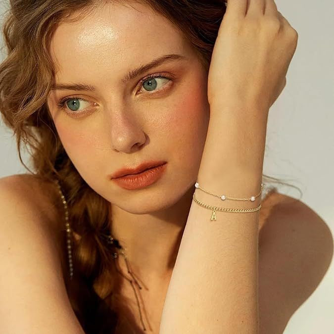 K-style dongdaemun insniche style hot-selling accessories elegance ball chain anklet for women easiest for match ball chain pearl anklet