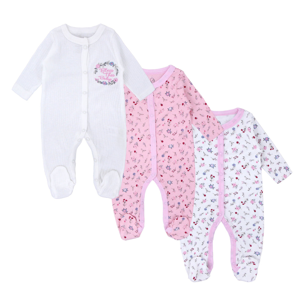 Newborn romper bodysuit - all seasons pure cotton baby long sleeve onesie - infant sleepwear outfit - baby clothes