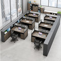 Saint li staff office desk and chair set - minimalist modern computer desk, office financial partition desk