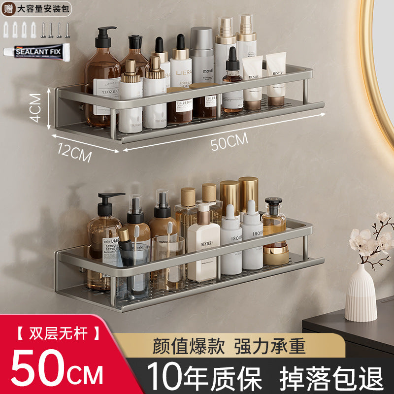 No punching toilet rack bathroom toilet hand wash bath washstand wall mounted wall storage rack