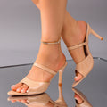 plus sizefashion style one-piece stiletto slippers for women 2026 summer new arrivalcasual pointed toe sandals for women