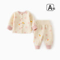 Winter new baby underwear set, thickened infant 1-3 years old kids' pajamas, home wear, pure cotton set