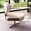 Modern minimalist sofa chair living room leisure chair conference casual single chair sofa simple fabric single chair office chair