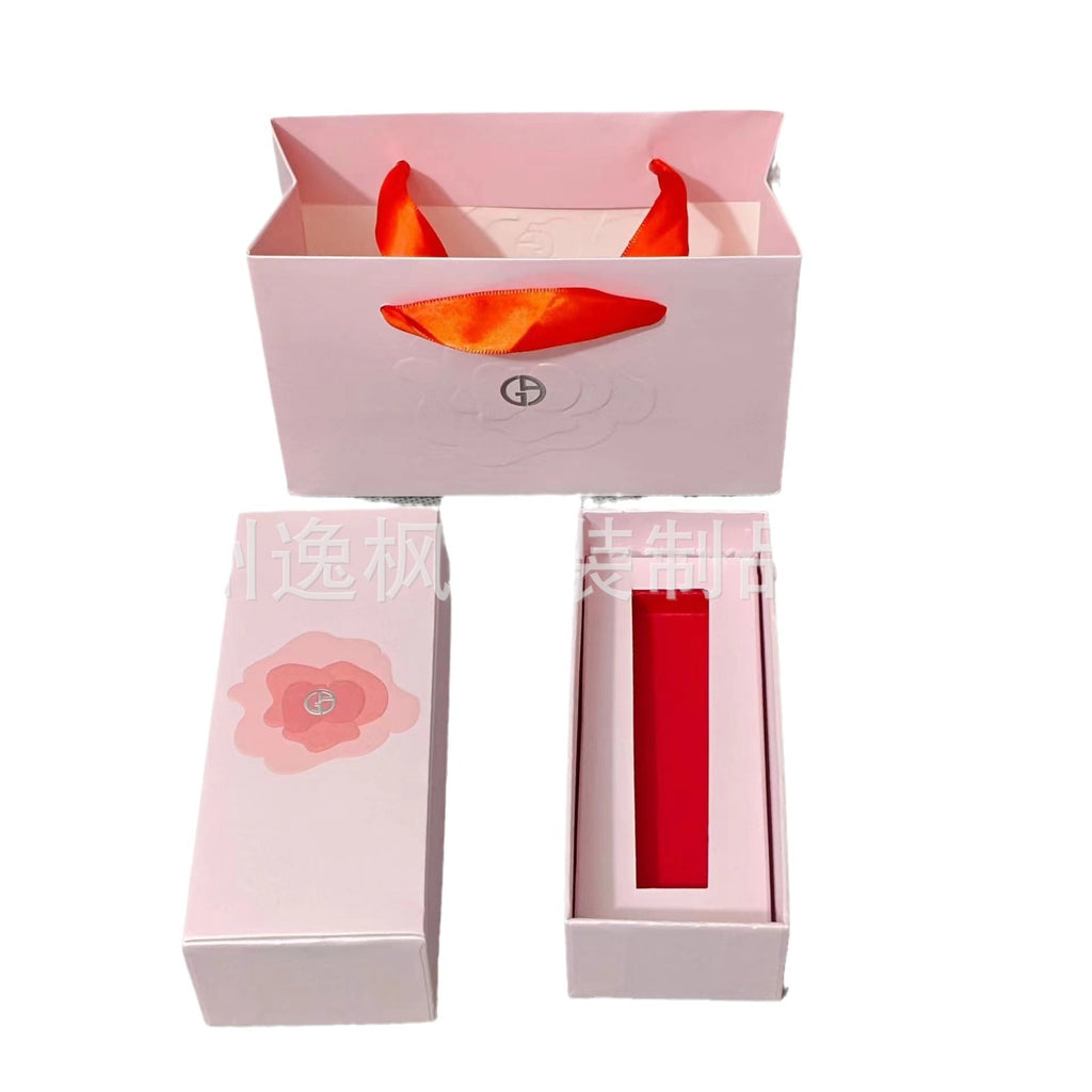 阿玛粉唇釉礼盒口红盒手提礼品袋礼盒