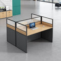 Executive office desk and chair set, four-seat partition, minimalist modern screened workstation, office computer desk for employees
