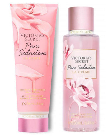 Victoria's secret long-lasting fragrance moisturizing body mist, fresh scent, 236ml + 250ml skincare set